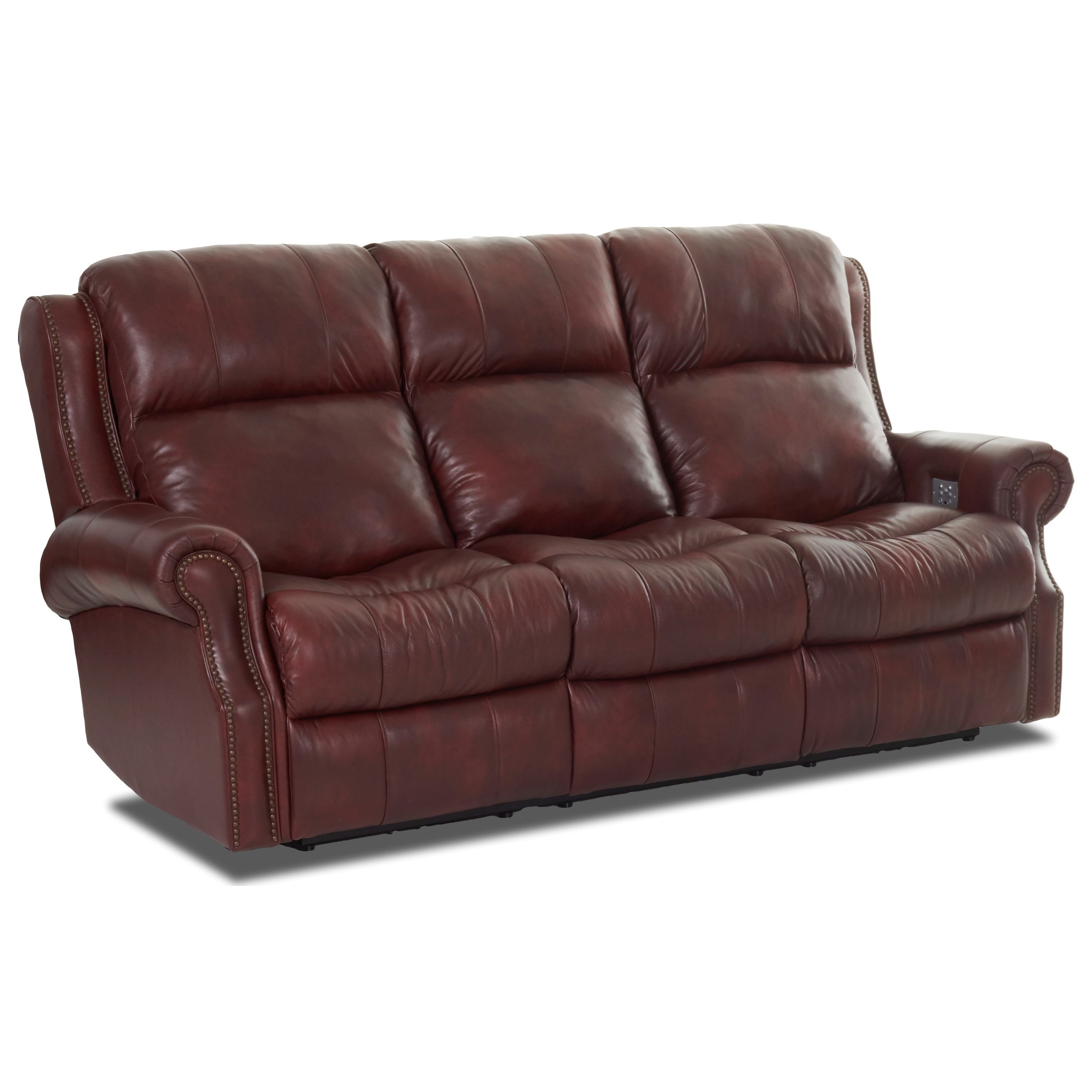 Klaussner Vivio Traditional Power Reclining Sofa with